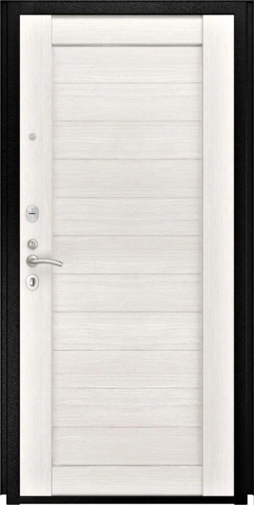 Входная дверь ДвериПРО L-3b СБ-3 листв. бел. (21 беленый дуб) DPRO200594 внутренняя сторона