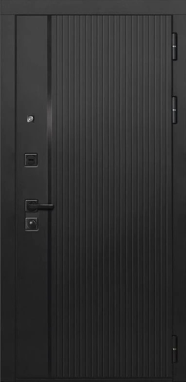 Входная дверь ДвериПРО L-45 ФЛ-259 (10мм, дуб с пилением) DPRO220551 внешняя сторона