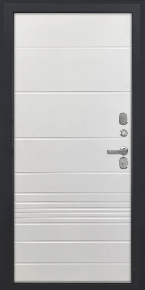 Входная дверь ДвериПРО L Термо ФЛ-700 (10мм, ясень белый) DPRO204414 внутренняя сторона