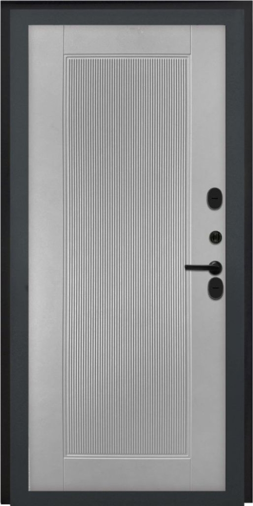 Входная дверь ДвериПРО Модель L-46 ПВХ 10мм Астрод Velutto Grigio DPRO195698 внутренняя сторона
