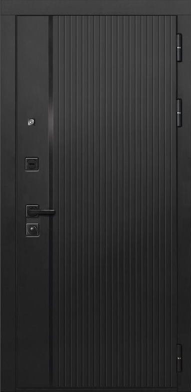 Входная дверь ДвериПРО L-45 ФЛ-701 (10мм, дуб шоколад) DPRO195489 внешняя сторона