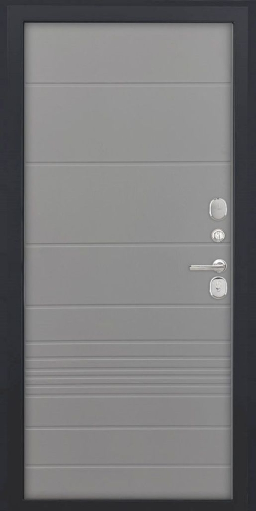 Входная дверь ДвериПРО Модель L-49 ФЛ-700 (10мм, ясень грей) DPRO195480 внутренняя сторона